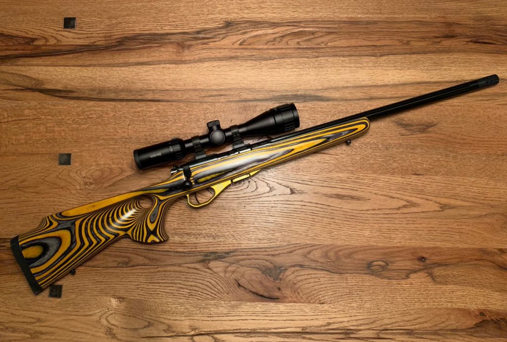 CZ 455 Thumbhole Yellow ขนาด​ ​.22​ LR​ ปืนเกรดแข่งขัน