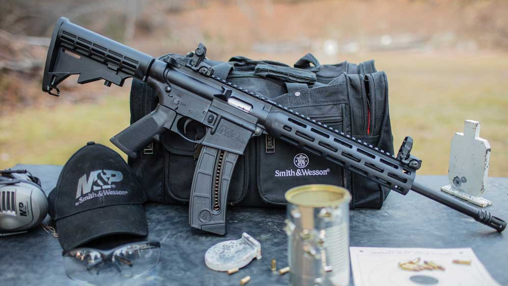 Smith & Wesson M&P 15-22 Sport ขนาด .22 LR ปืนยาวกึ่งอัตโนมัติหุ่นสงคราม